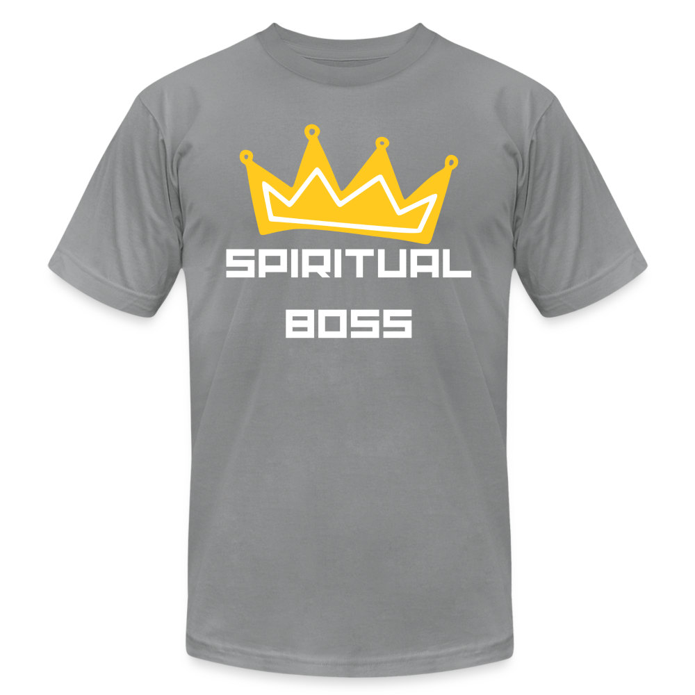 Spiritual Boss - White Letters - slate