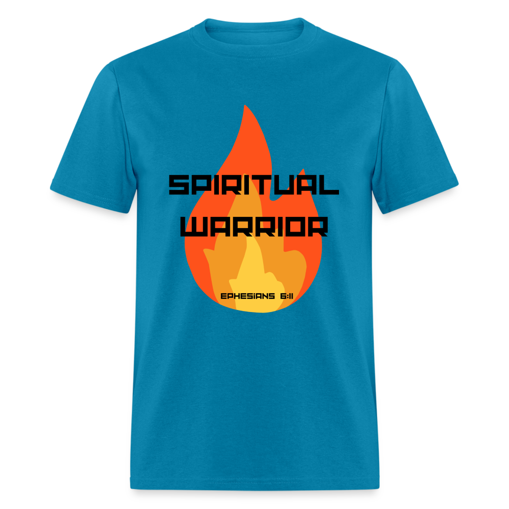 Spiritual Warrior - Black Letters - turquoise