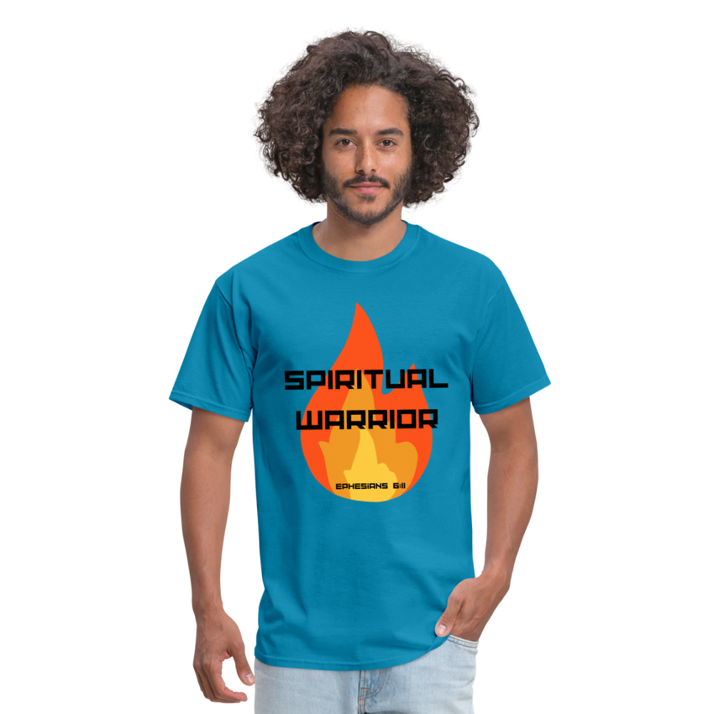 Spiritual Warrior - Black Letters - turquoise