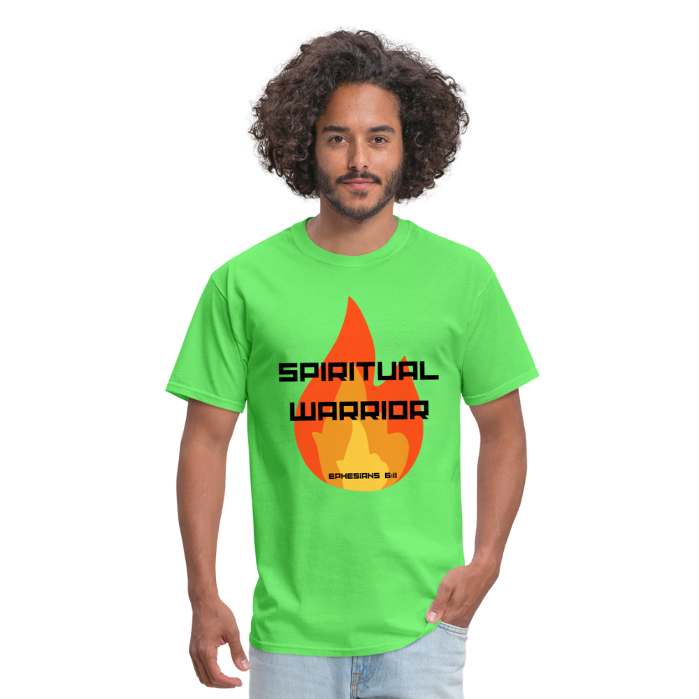 Spiritual Warrior - Black Letters - kiwi