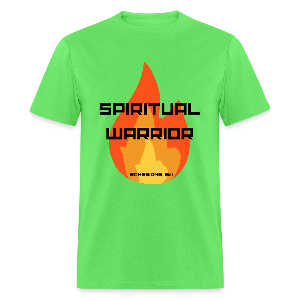 Spiritual Warrior - Black Letters - kiwi