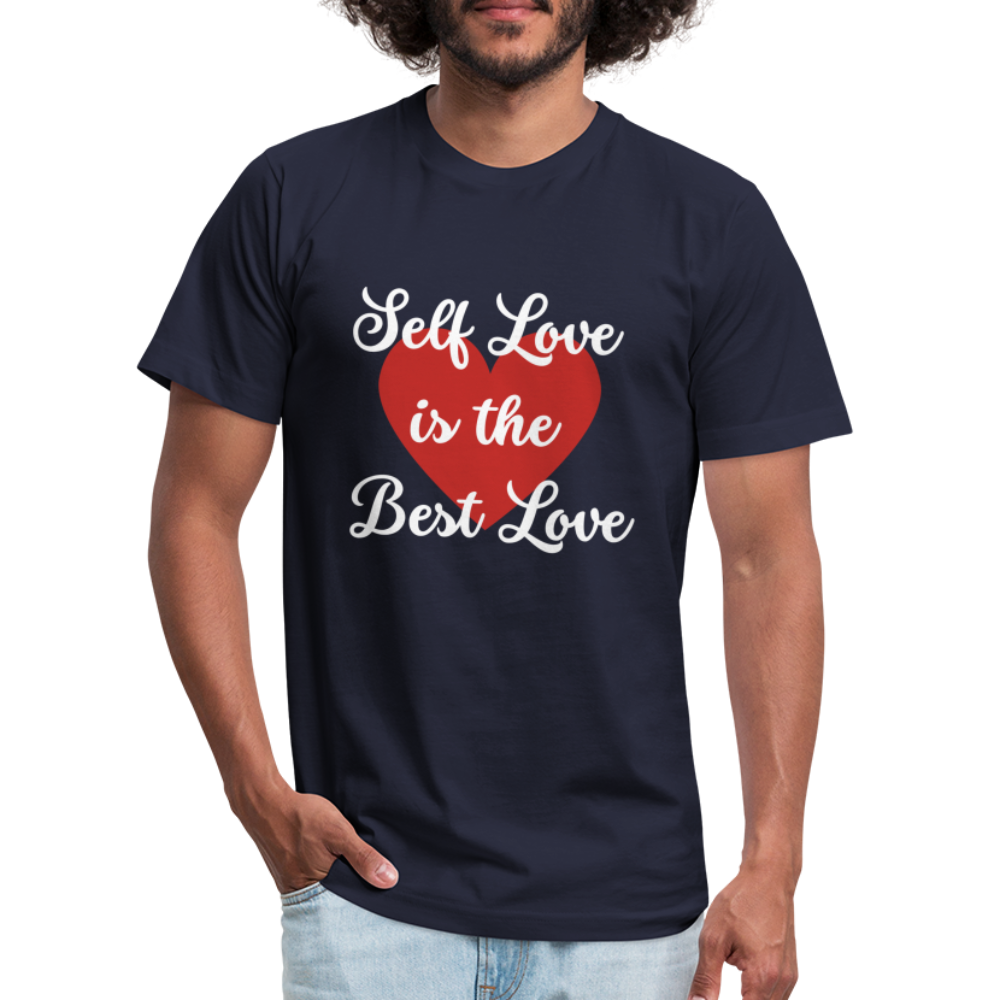 Self Love is the Best Love - White Letters - navy