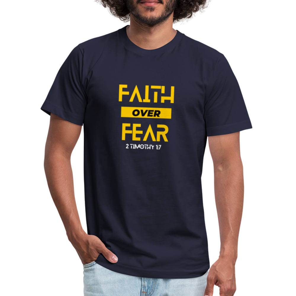 Faith Over Fear - navy