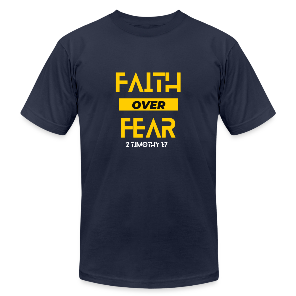 Faith Over Fear - navy