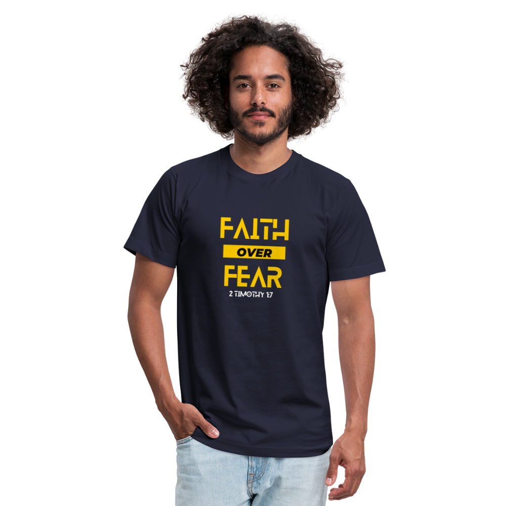 Faith Over Fear - navy