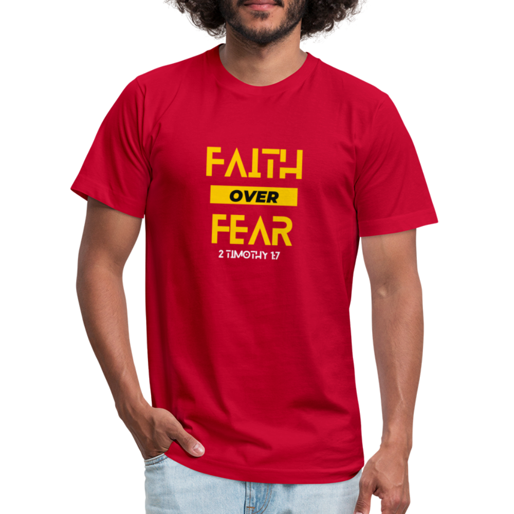 Faith Over Fear - red