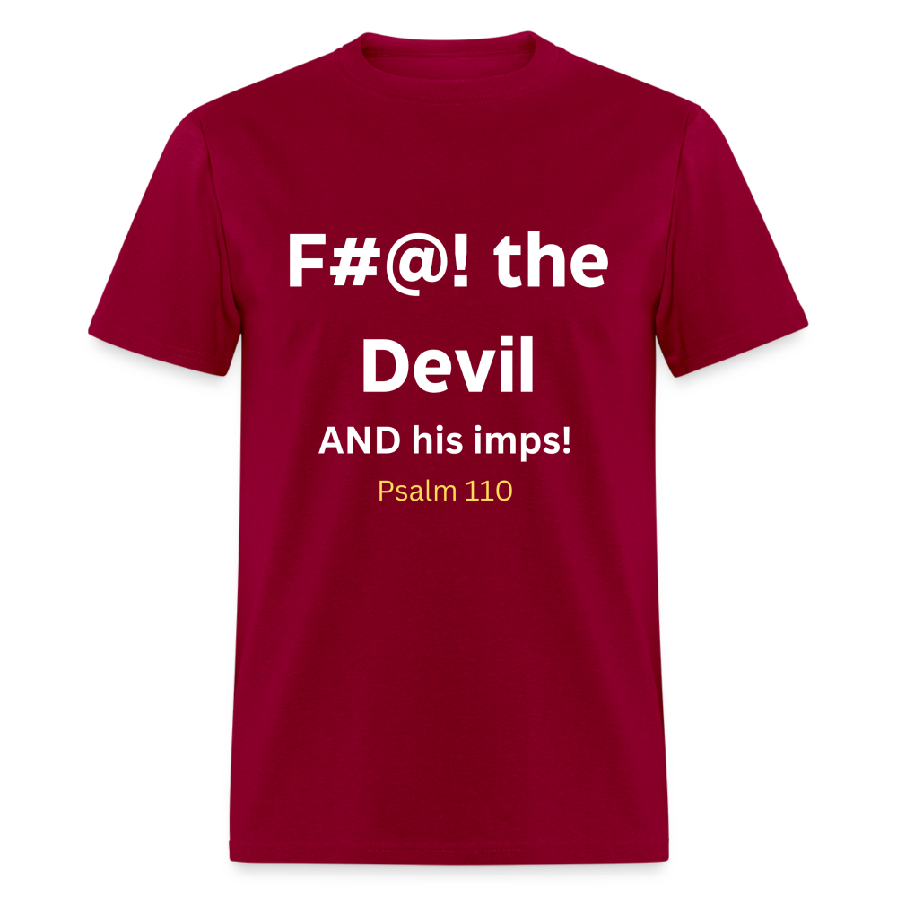 F#@! the devil - dark red